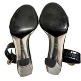 Gucci Vintage Patent Buckle Strap Heels - Size 37.5