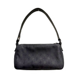 Salvatore Ferragamo Vintage "Gancini" Canvas Shoulder Bag