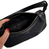 Salvatore Ferragamo Vintage "Gancini" Canvas Shoulder Bag