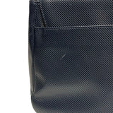 Bottega Veneta Vintage Navy Leather Shoulder Bag