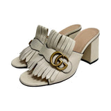 Gucci "GG Marmont" Heeled Sandals - Size 37
