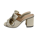 Gucci "GG Marmont" Heeled Sandals - Size 37