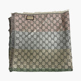 Gucci "GG Monogram" Metallic Scarf