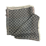 Gucci "GG Monogram" Metallic Scarf