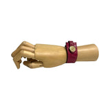 Hermes Fuchsia "Clous de Selle Cuff"
