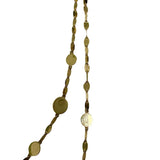 Lana Jewelry Double-Strand 14k Gold Disk Necklace