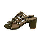 Valentino "Rockstud Cage Block Heel" - Size 36.5