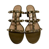 Valentino "Rockstud Cage Block Heel" - Size 36.5