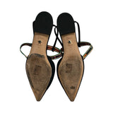 Christian Dior "Pointed -Toe Ankle Wrap Flats" - Size 41