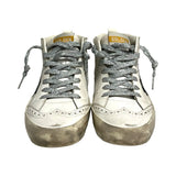 Golden Goose "Mid Star Leather Wing-Tip" Sneakers - Size 37