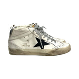 Golden Goose "Mid Star Leather Wing-Tip" Sneakers - Size 37