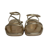 Loeffler Randall Gold "Noor" Sandals - Size 11