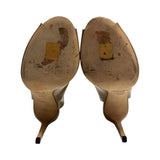 Jimmy Choo Nude Slingback Heels - Size 38.5