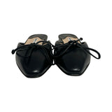 Manolo Blahnik Bow Mule Flats - Size 37.5