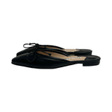 Manolo Blahnik Bow Mule Flats - Size 37.5