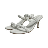 Gianvito Rossi Braided Mid-Heel Sandals - Size 39