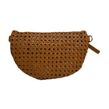 Clare V. "Petite Woven Leather Belt Bag"