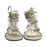 Gucci Tie-Fastening Heels - Size 39.5