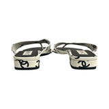 Chanel "CC Thong Sandals" - Size 39