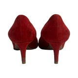 Valentino Suede Lace-Up Heels - Size 38.5