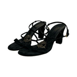 Gucci Suede Interlocking "GG" Heels - Size 39