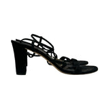 Gucci Suede Interlocking "GG" Heels - Size 39