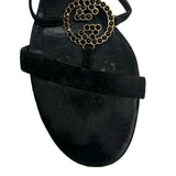 Gucci Suede Interlocking "GG" Heels - Size 39