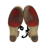 Christian Louboutin Espadrille Wedges - Size 40