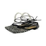 Bottega Veneta Crystal Flats - Size 39
