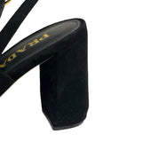 Prada Suede Block Heels - Size 39