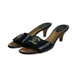 Chanel "CC" Kitten Heels - Size 39