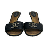 Chanel "CC" Kitten Heels - Size 39