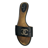 Chanel "CC" Kitten Heels - Size 39