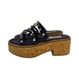 Valentino Rockstud Cork Platform Sandals - Size 36.5