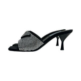 Prada Satin Embellished Heels - Size 37