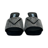 Prada Satin Embellished Heels - Size 37