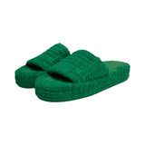 Bottega Veneta "Resort Sponge Slides" - Size 37