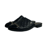 Chanel Quilted Mules - Size 37.5