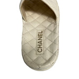Chanel Quilted Slides - Size 37