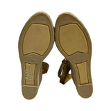 Castaner Metallic Espadrille Wedges - Size 38
