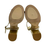 Stuart Weitzman Gold "Dayna II Platform" Heels - Size 7.5