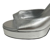 Stuart Weitzman Silver "Dayna" Heels - Size 7.5