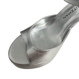 Stuart Weitzman Silver "Dayna" Heels - Size 7.5
