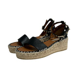 Valentino "Rockstud Espadrille Platform Wedges" - Size 37