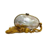 Scheilan Firenze Faux Pearl Wristlet Bag