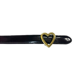 Moschino Brown Heart Belt - Size 42