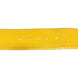 Carolina Herrera Python Leather Belt - Size Medium