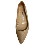Manolo Blahnik Quilted Ballet Flats - Size 36.5