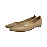 Manolo Blahnik Quilted Ballet Flats - Size 36.5