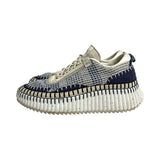 Chloe "Nama Mixed Media Platform" Sneakers - Size 37